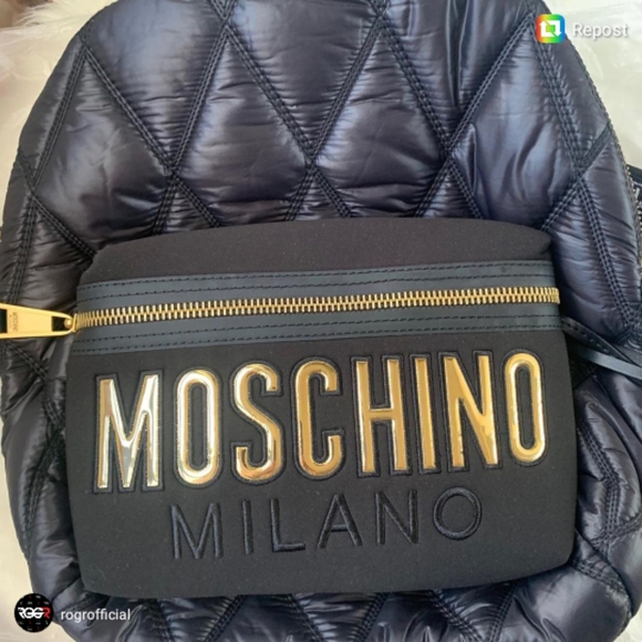 Moschino Milano Quilted Backpack Medium